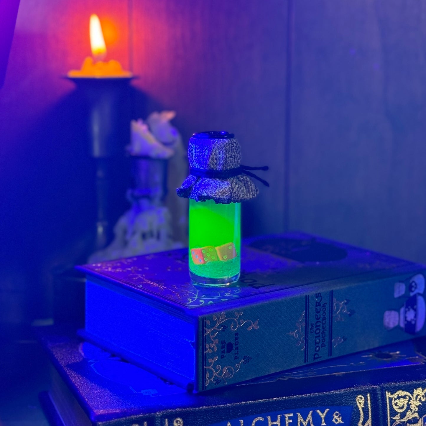 MY BUGS Oogie Boogie Inspired Mini Potion Bottle Fidget