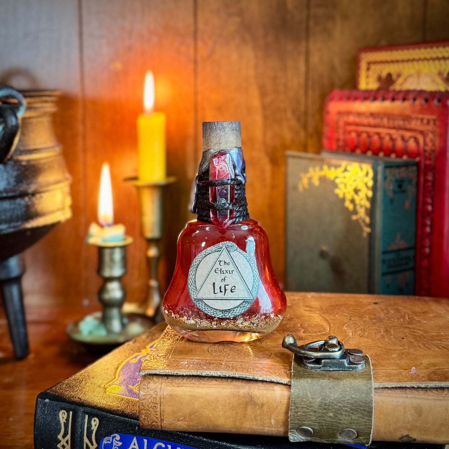 Elixir of Life, Color Changing Potion Bottle Prop