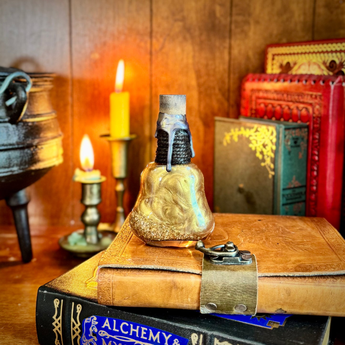 Elixir of Life, Color Changing Potion Bottle Prop