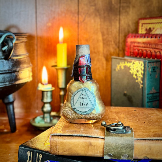 Elixir of Life, Color Changing Potion Bottle Prop