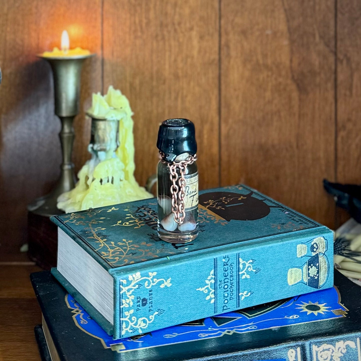 Faerie Bones Specimen Jar, A Mini Potion Bottle Fidget