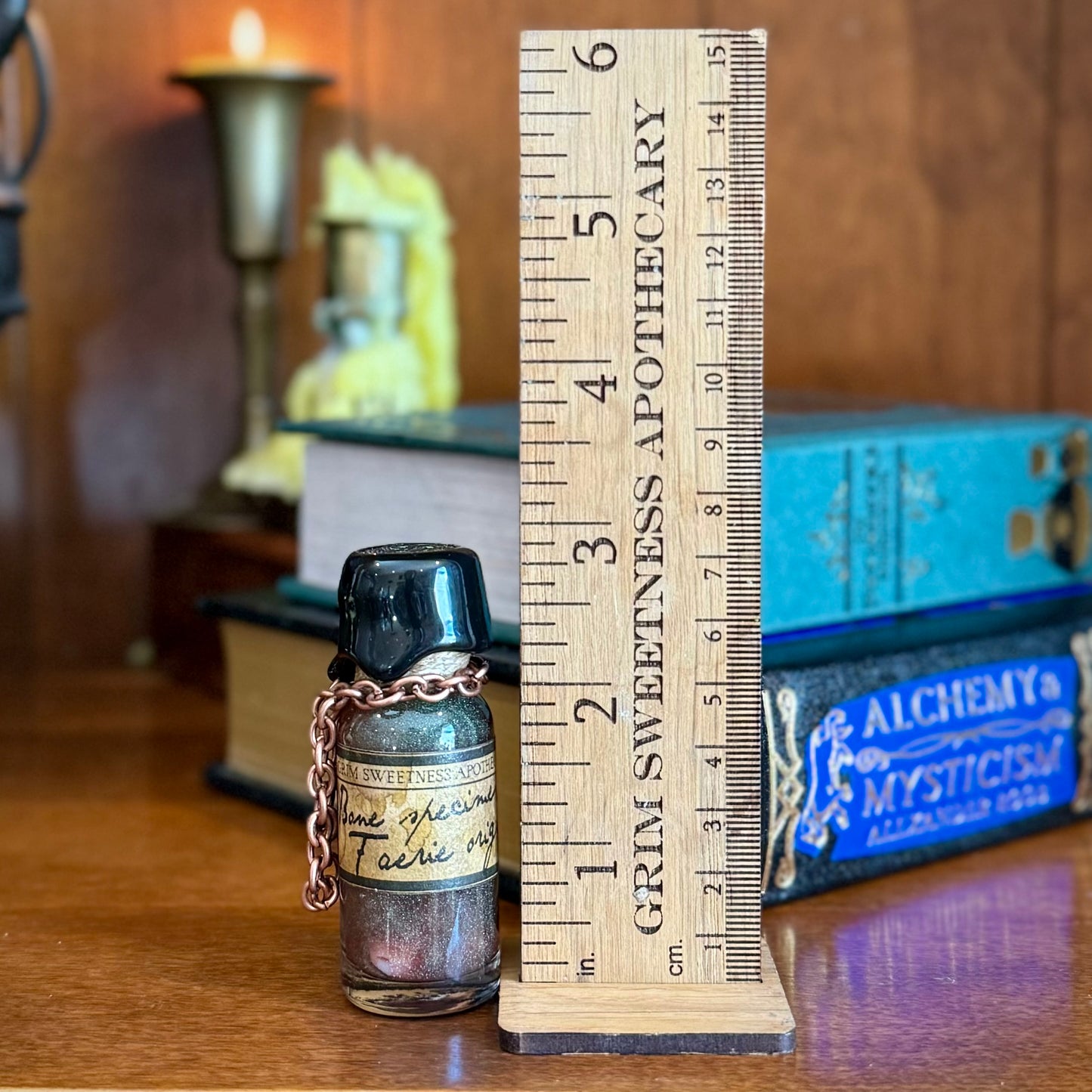 Faerie Bones Specimen Jar, A Mini Potion Bottle Fidget