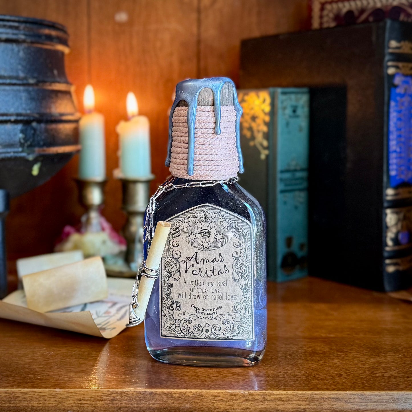 Amas Veritas, A Color Changing Love Potion and Spell Prop