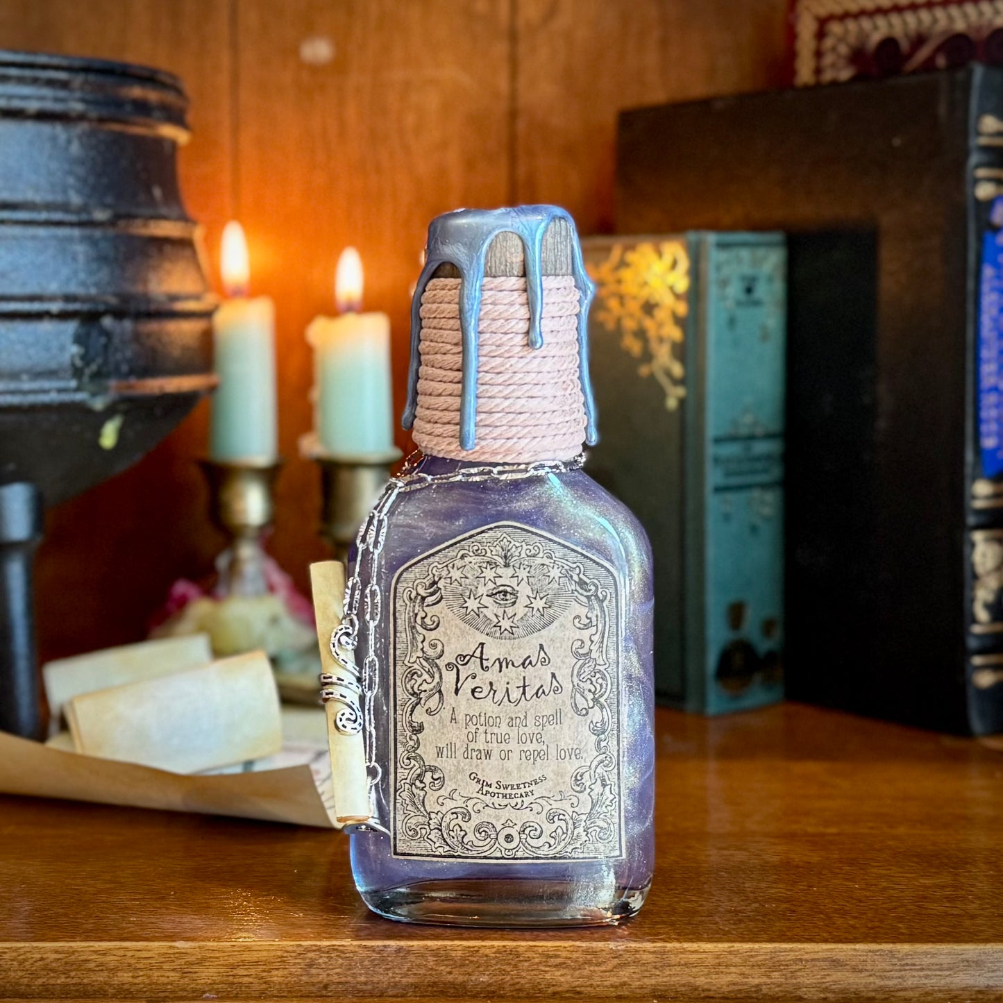 Amas Veritas, A Color Changing Love Potion and Spell Prop