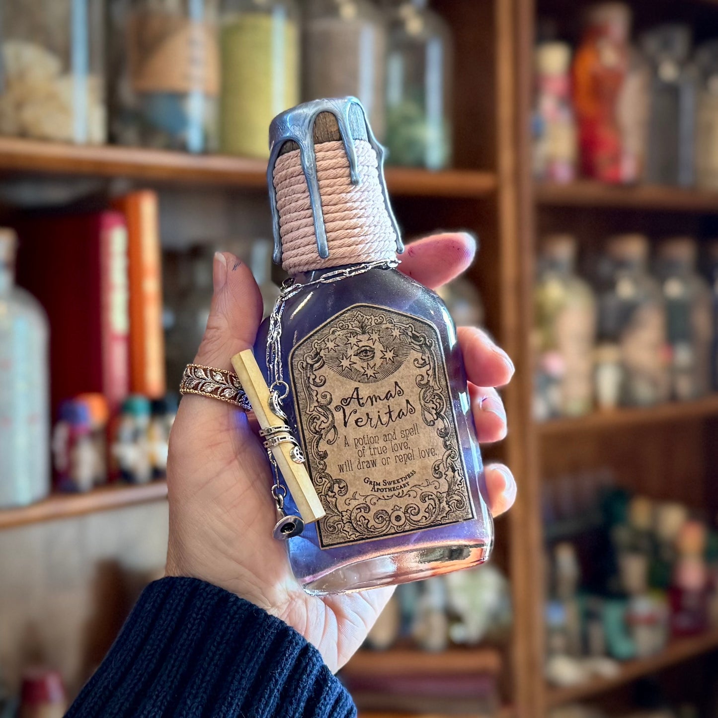 Amas Veritas, A Color Changing Love Potion and Spell Prop