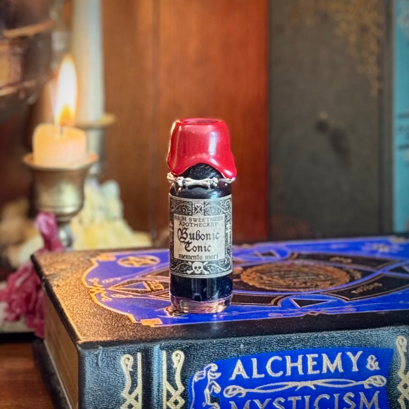 Bubonic Tonic, Black Plague Themed Mini Fidget Potion