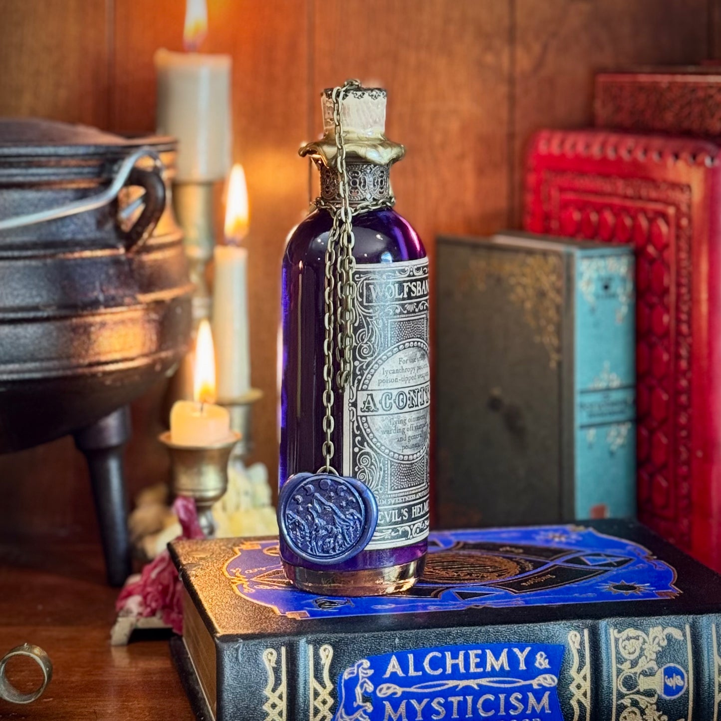 Wolfsbane (Aconite) Potion, Color Changing Potion Bottle Prop