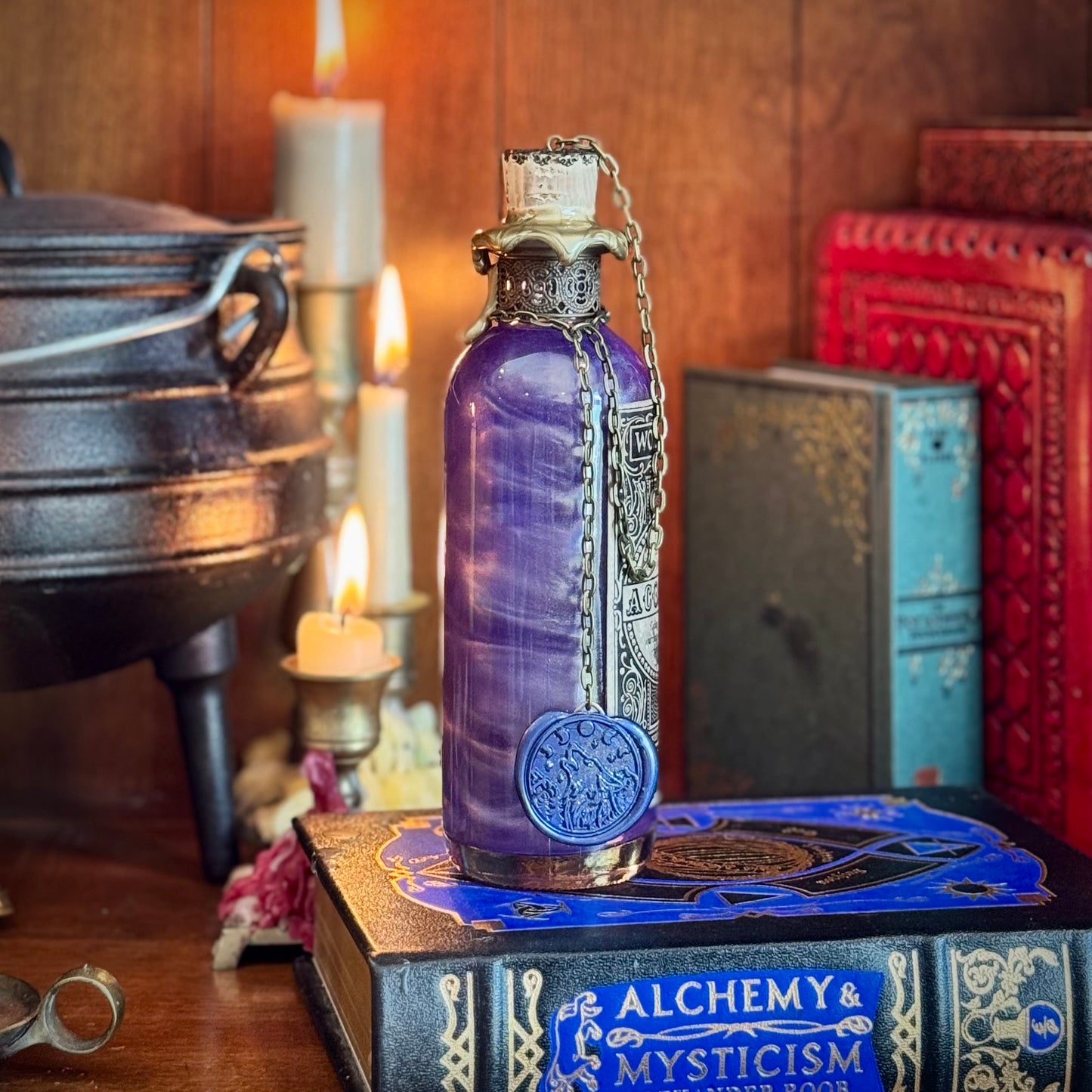 Wolfsbane (Aconite) Potion, Color Changing Potion Bottle Prop