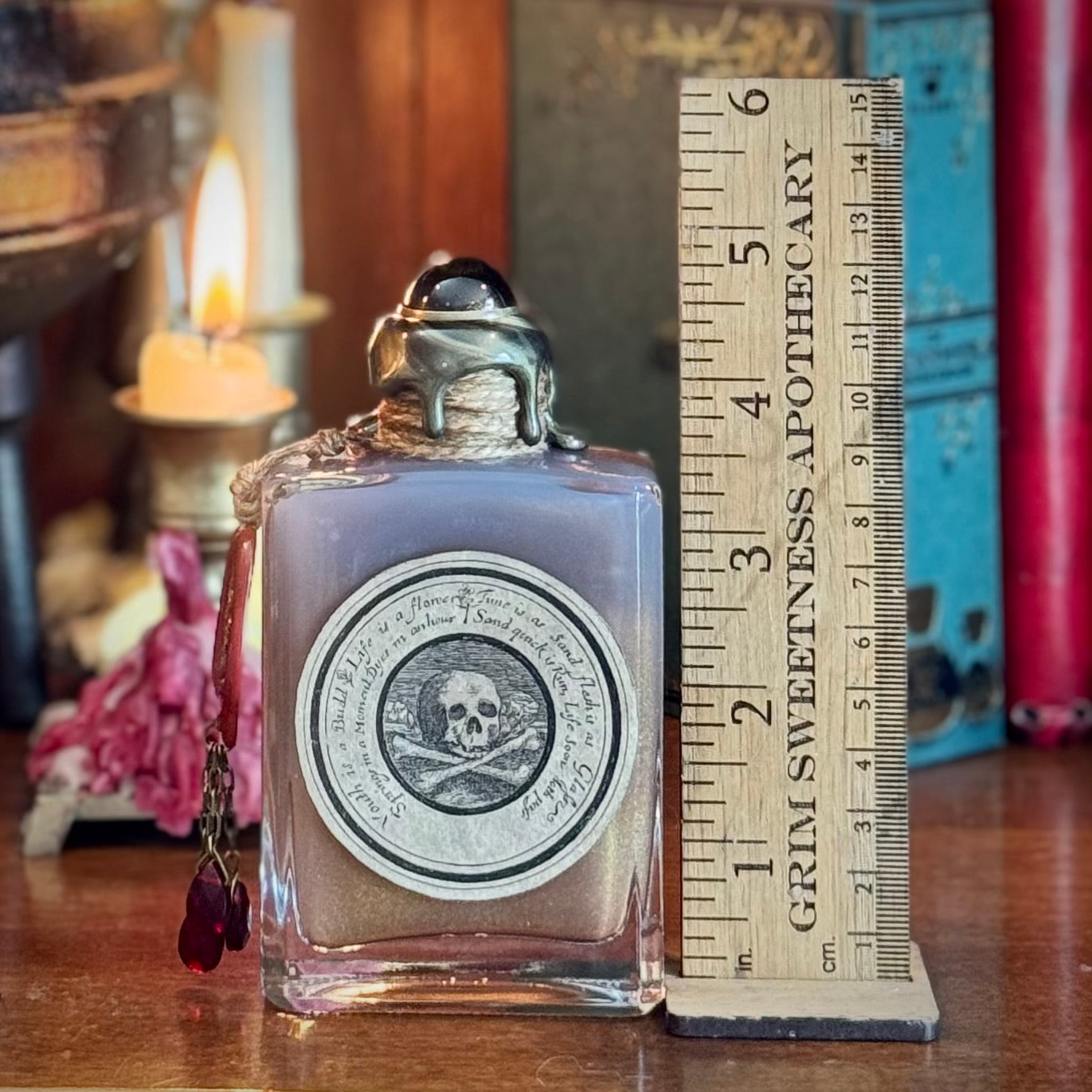 Memento Mori Color-Changing Potion Bottle Prop