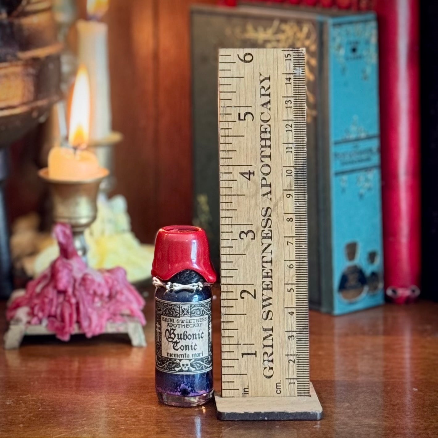 Bubonic Tonic, Black Plague Themed Mini Fidget Potion