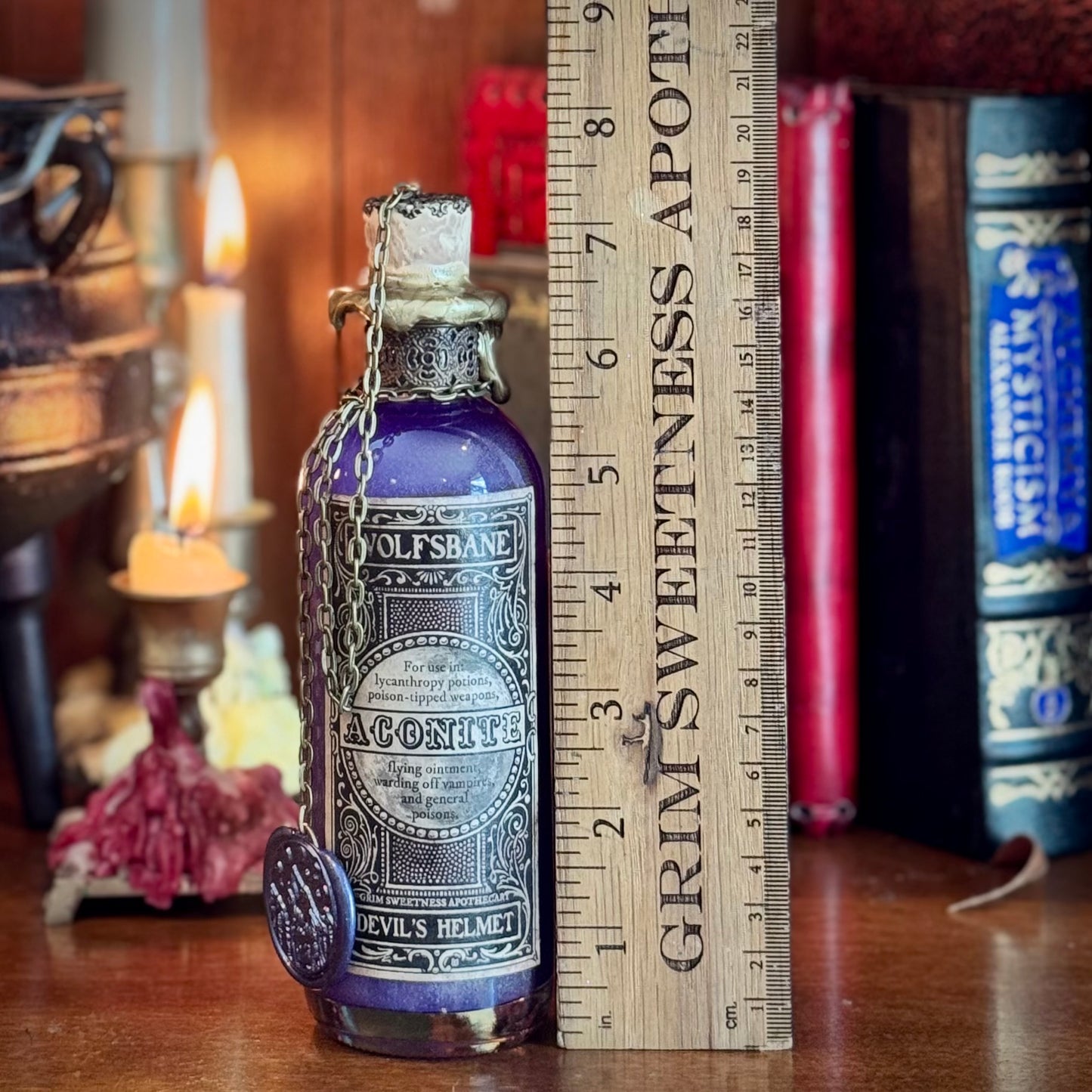 Wolfsbane (Aconite) Potion, Color Changing Potion Bottle Prop