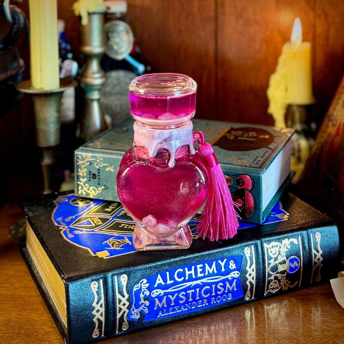 Concoction To Activate Self Love, A Color Changing Potion Bottle Prop