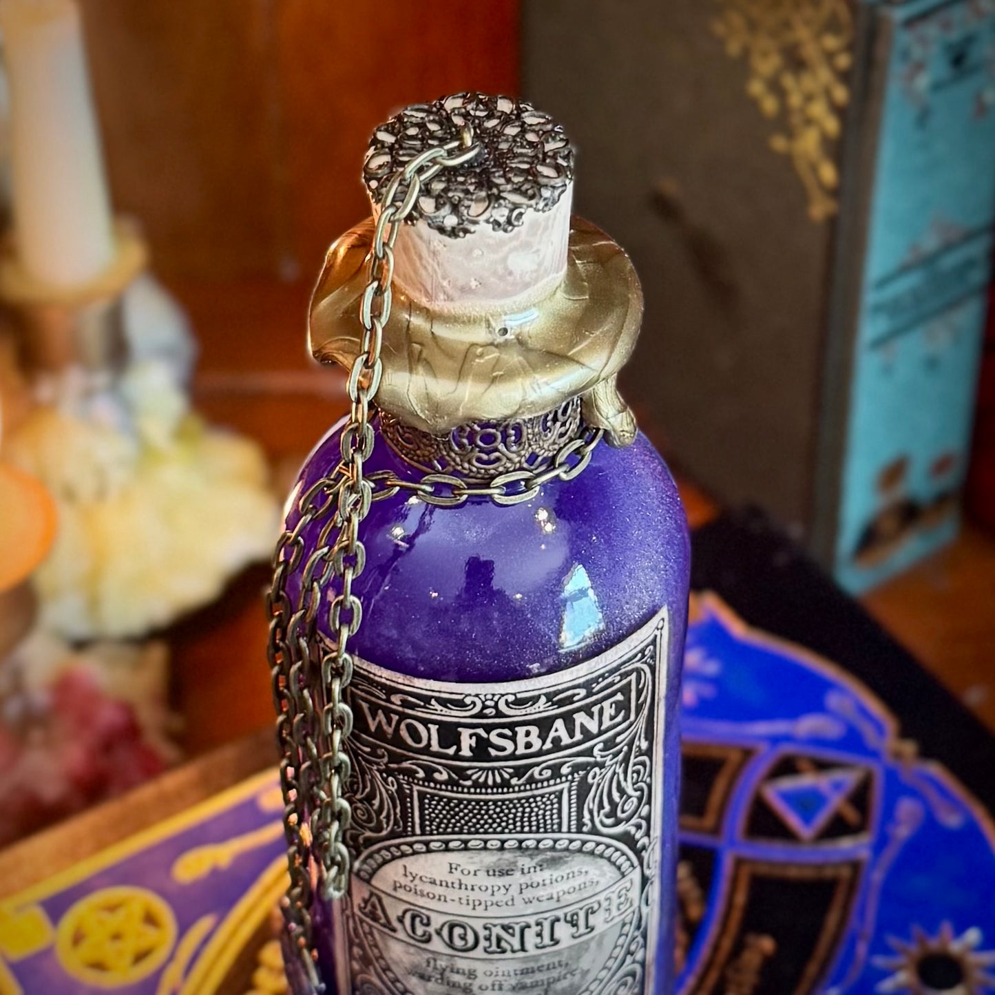 Wolfsbane (Aconite) Potion, Color Changing Potion Bottle Prop