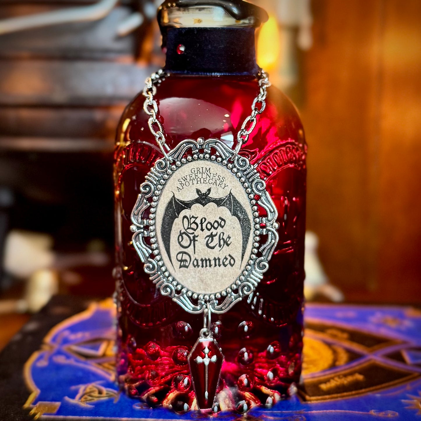 Vampire Blood, Blood of the Damned  Potion Bottle Decor