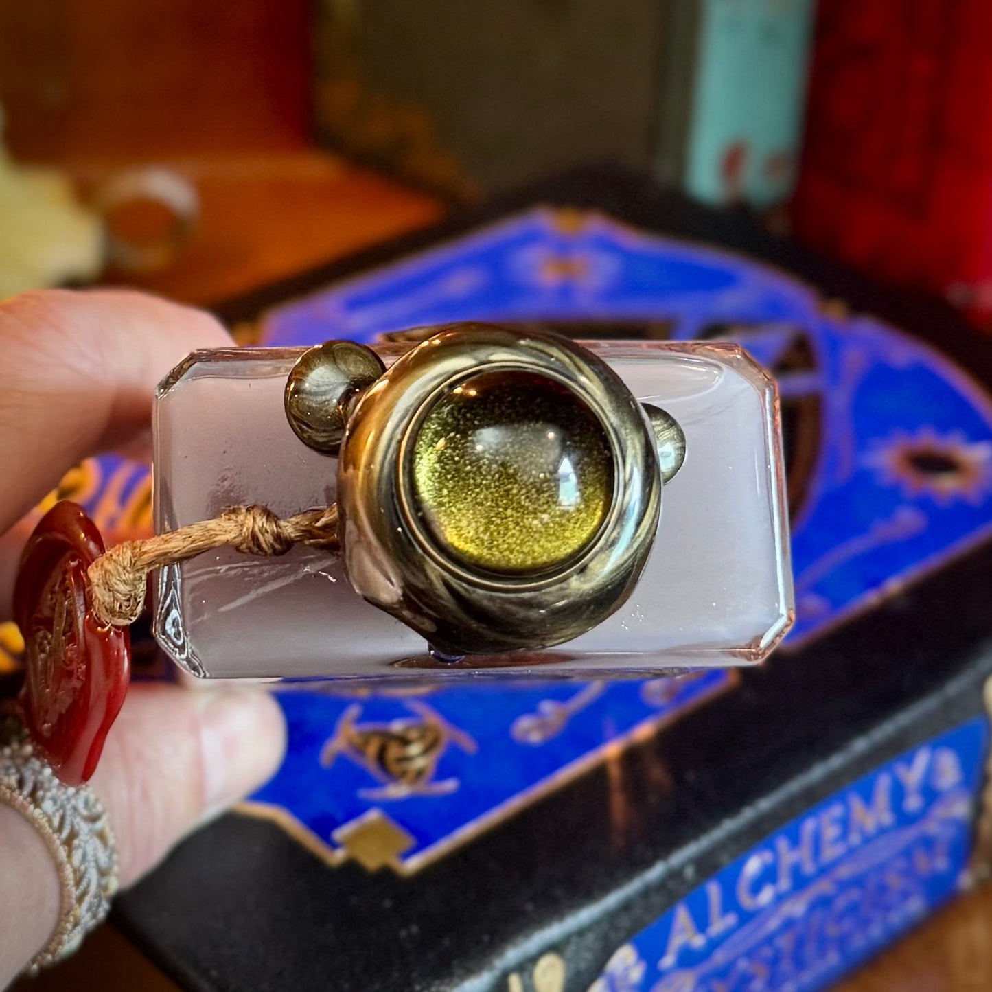 Memento Mori Color-Changing Potion Bottle Prop
