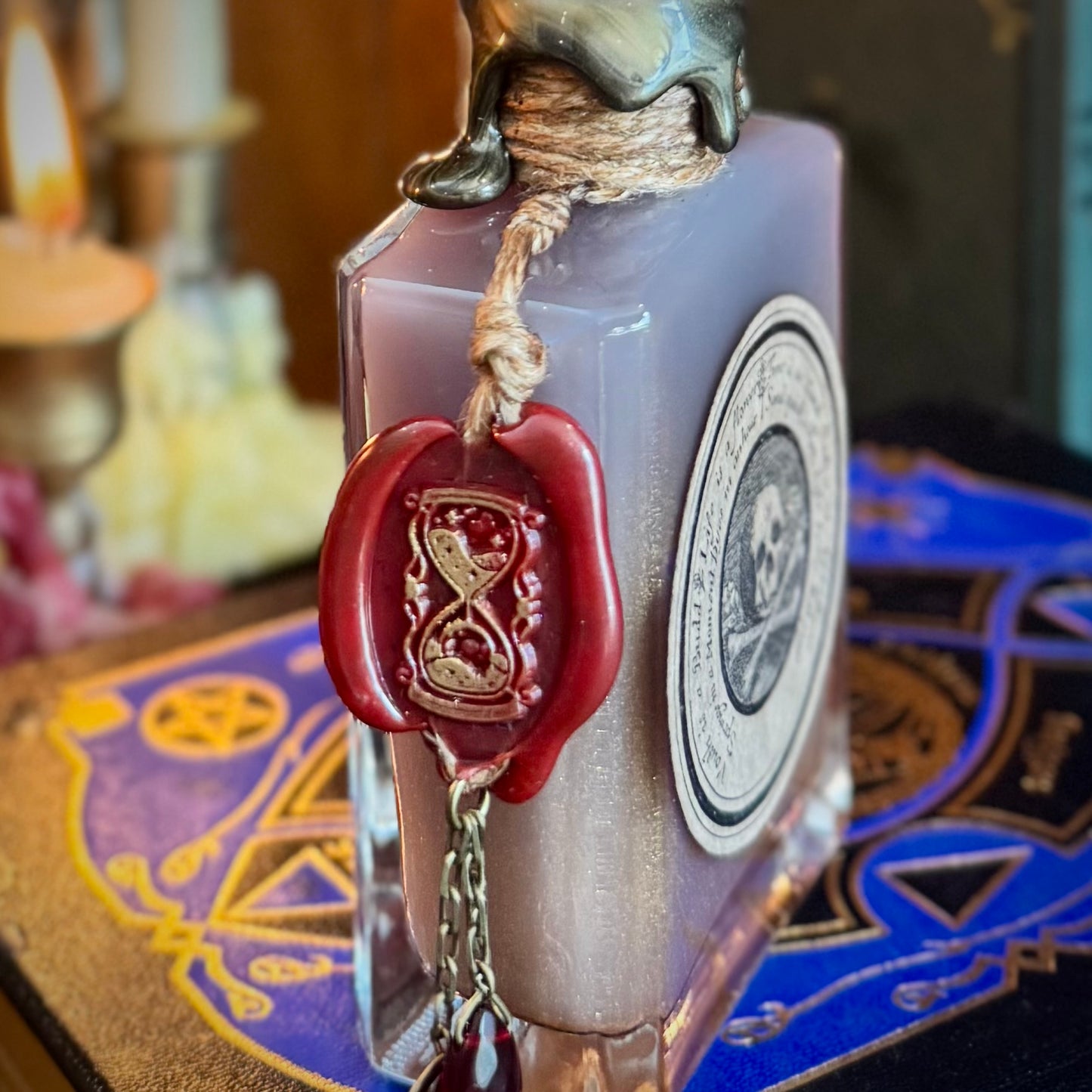 Memento Mori Color-Changing Potion Bottle Prop