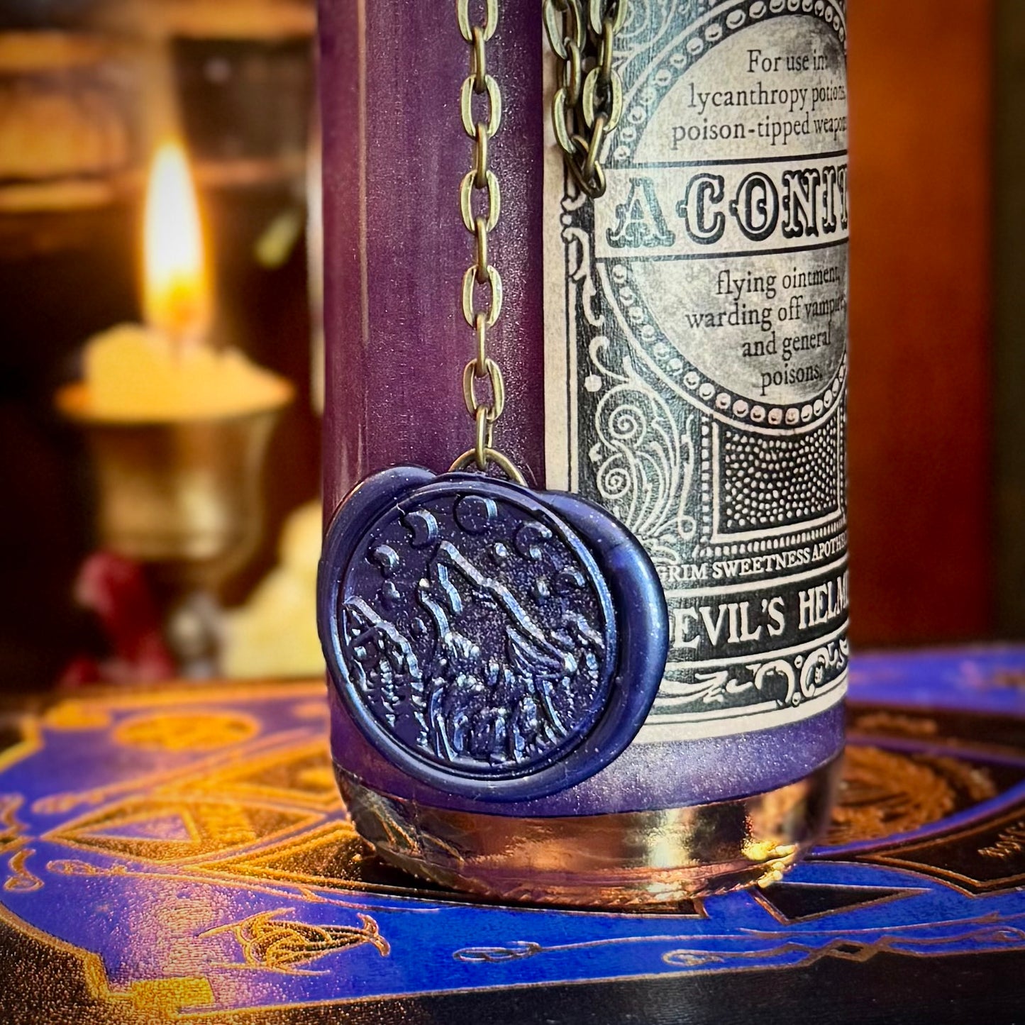 Wolfsbane (Aconite) Potion, Color Changing Potion Bottle Prop