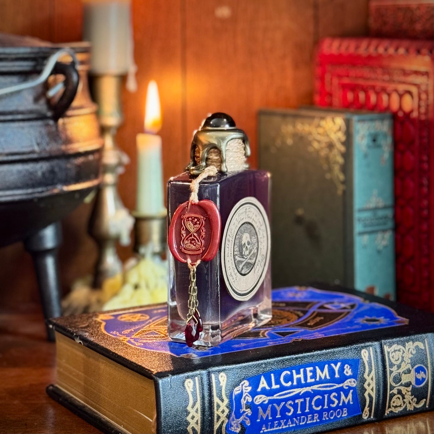 Memento Mori Color-Changing Potion Bottle Prop
