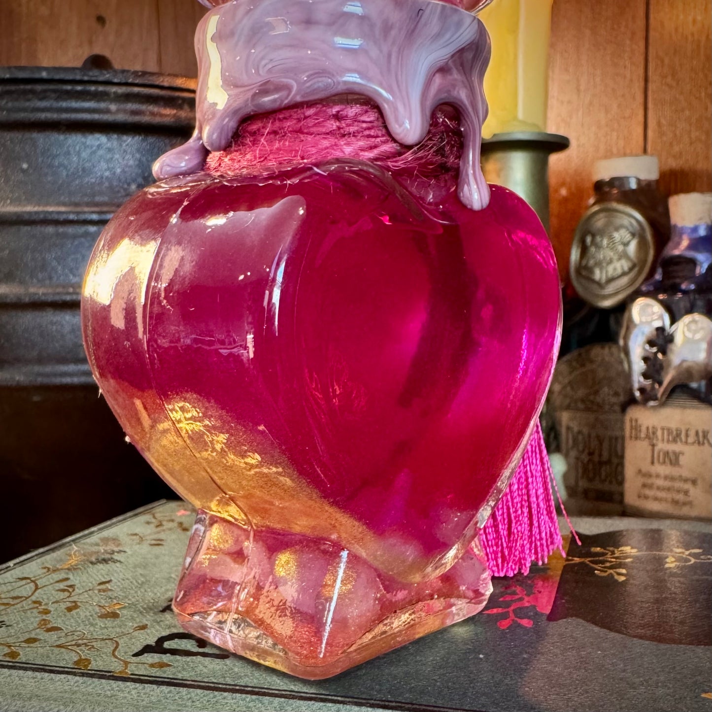 Concoction To Activate Self Love, A Color Changing Potion Bottle Prop