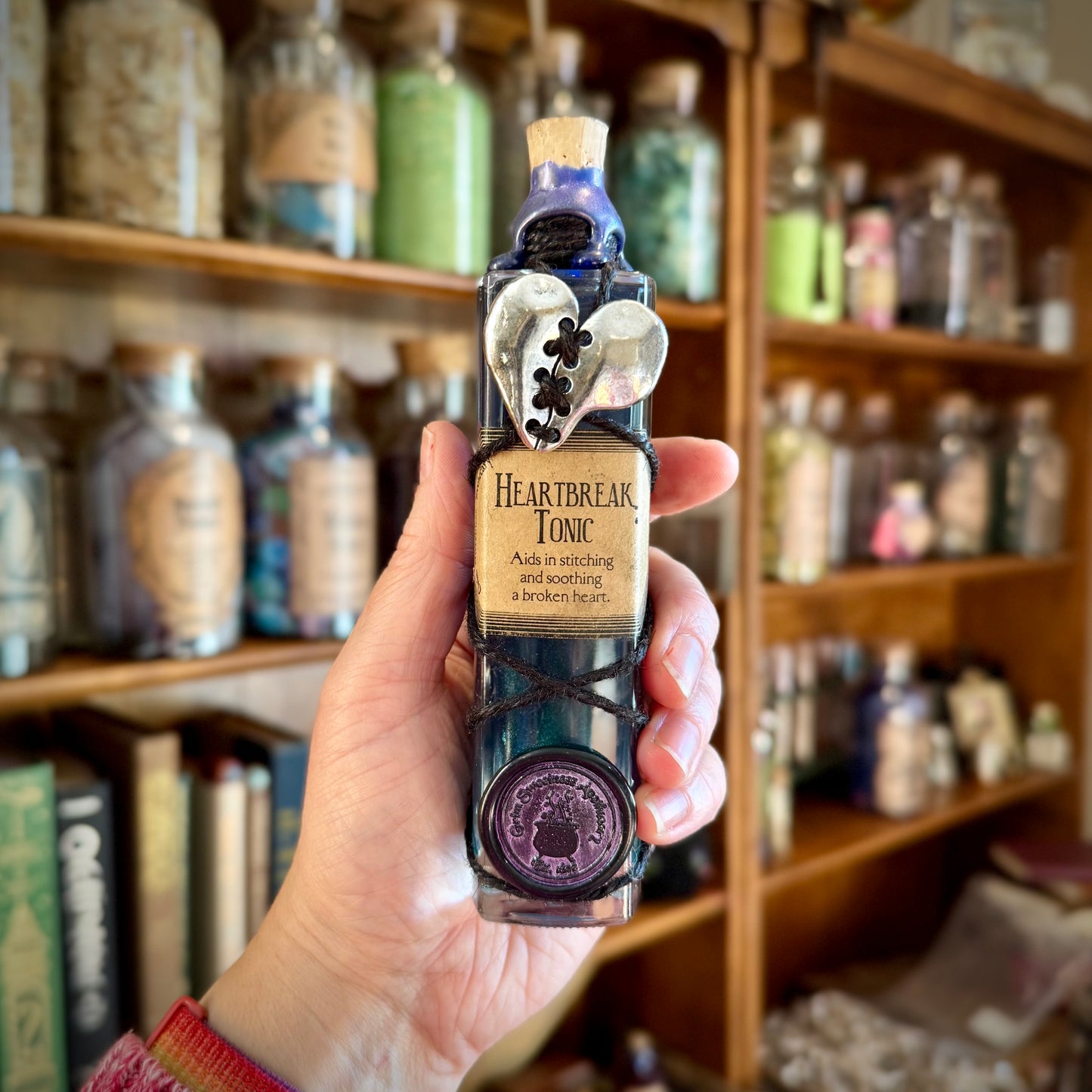 Heartbreak Tonic, A Color Changing Potion Bottle Prop