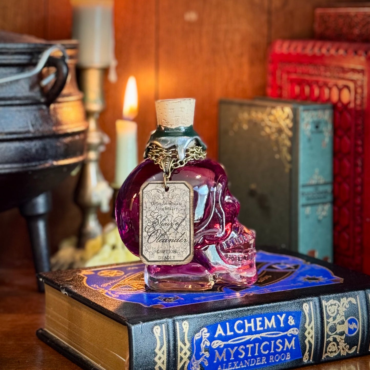 Elixir of Oleander, A Color Changing Potion Bottle Prop