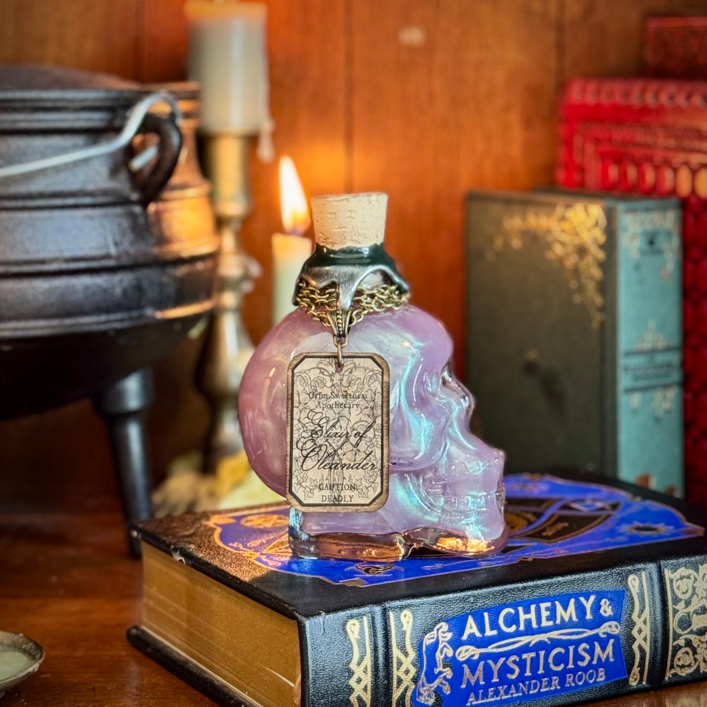 Elixir of Oleander, A Color Changing Potion Bottle Prop