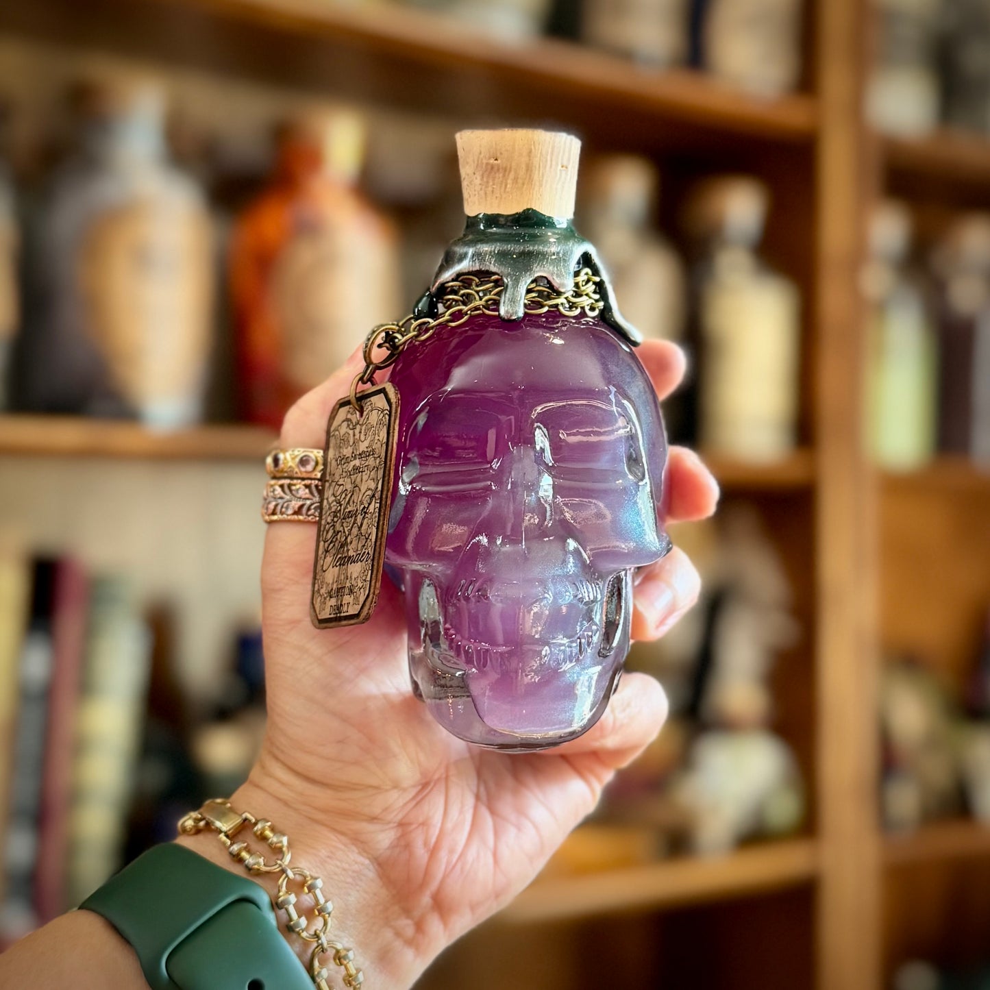 Elixir of Oleander, A Color Changing Potion Bottle Prop