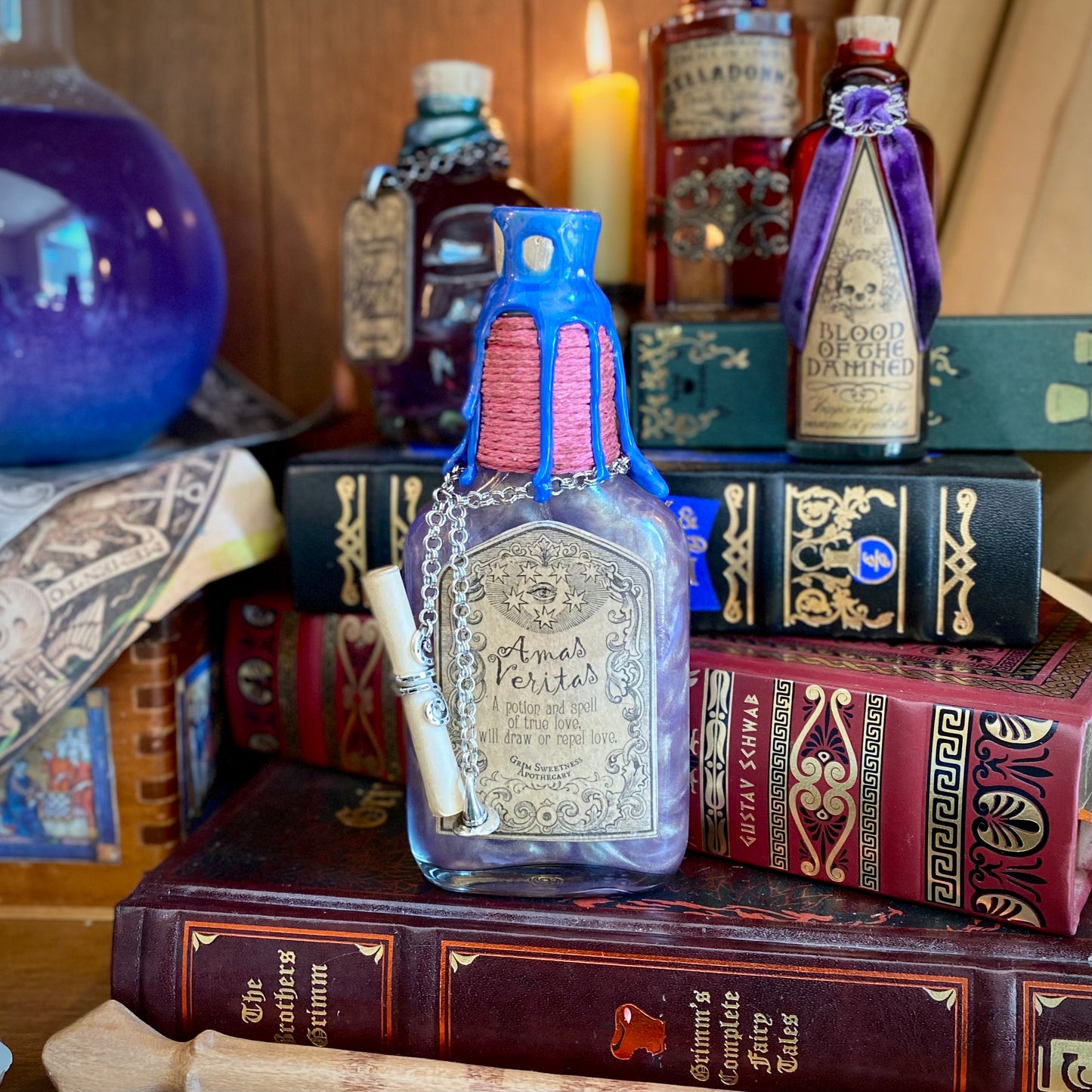 Amas Veritas, A Color Changing Love Potion and Spell Prop