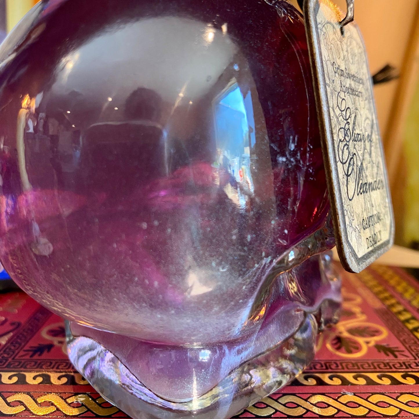 Elixir of Oleander, A Color Changing Potion Bottle Prop