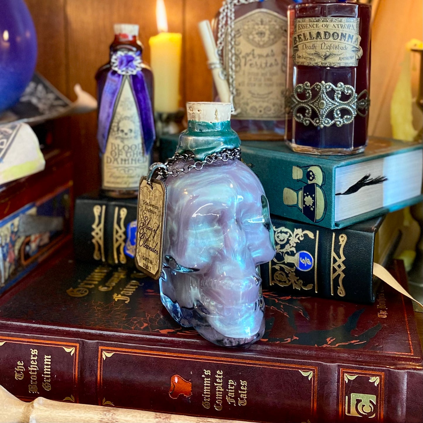 Elixir of Oleander, A Color Changing Potion Bottle Prop