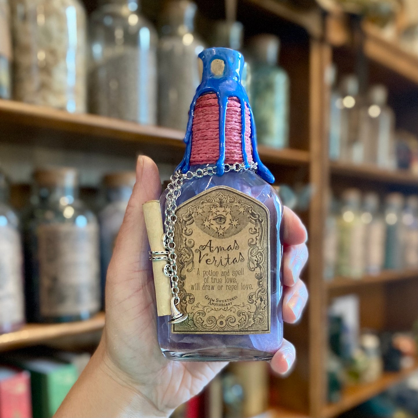 Amas Veritas, A Color Changing Love Potion and Spell Prop