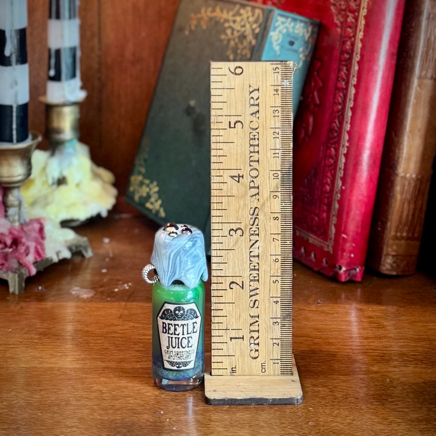 Beetle Juice, Mini Potion Bottle Fidget