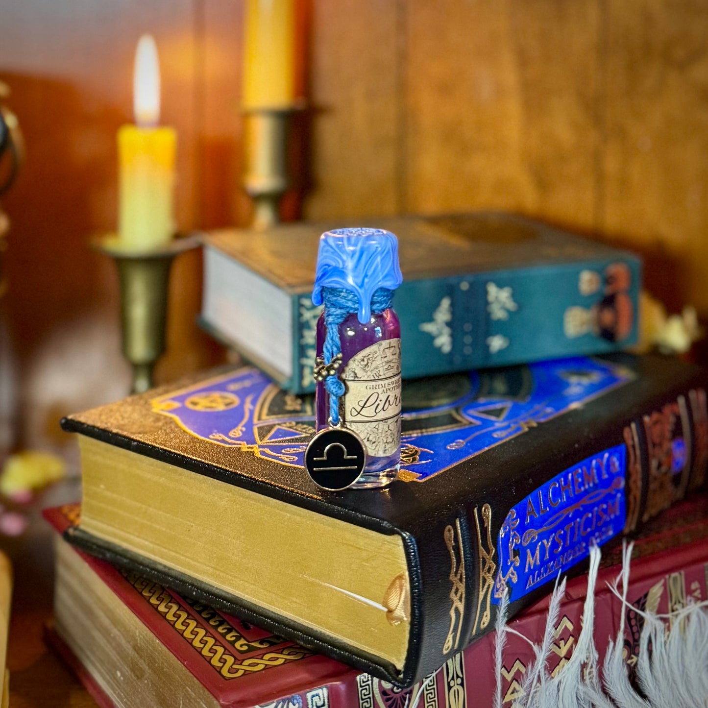 Libra, A Zodiac Themed Mini Potion Bottle Fidget