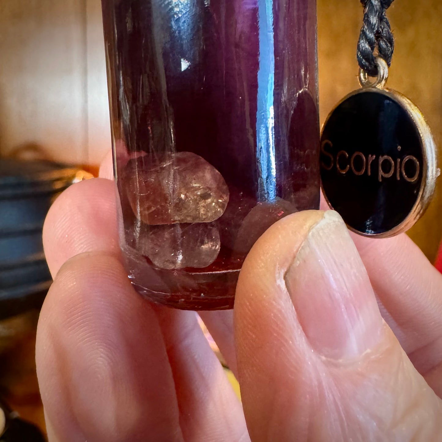 Scorpio, A Zodiac Themed Mini Potion Bottle Fidget