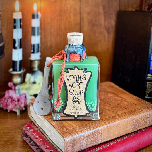 Sally's Worm Wort Soup, A Color Changing Decorative Potion Bottle- BALLIES