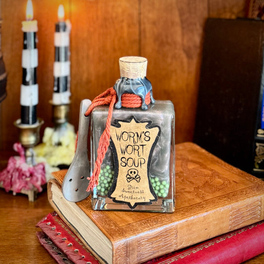 Sally's Worm Wort Soup, A Color Changing Decorative Potion Bottle- BALLIES