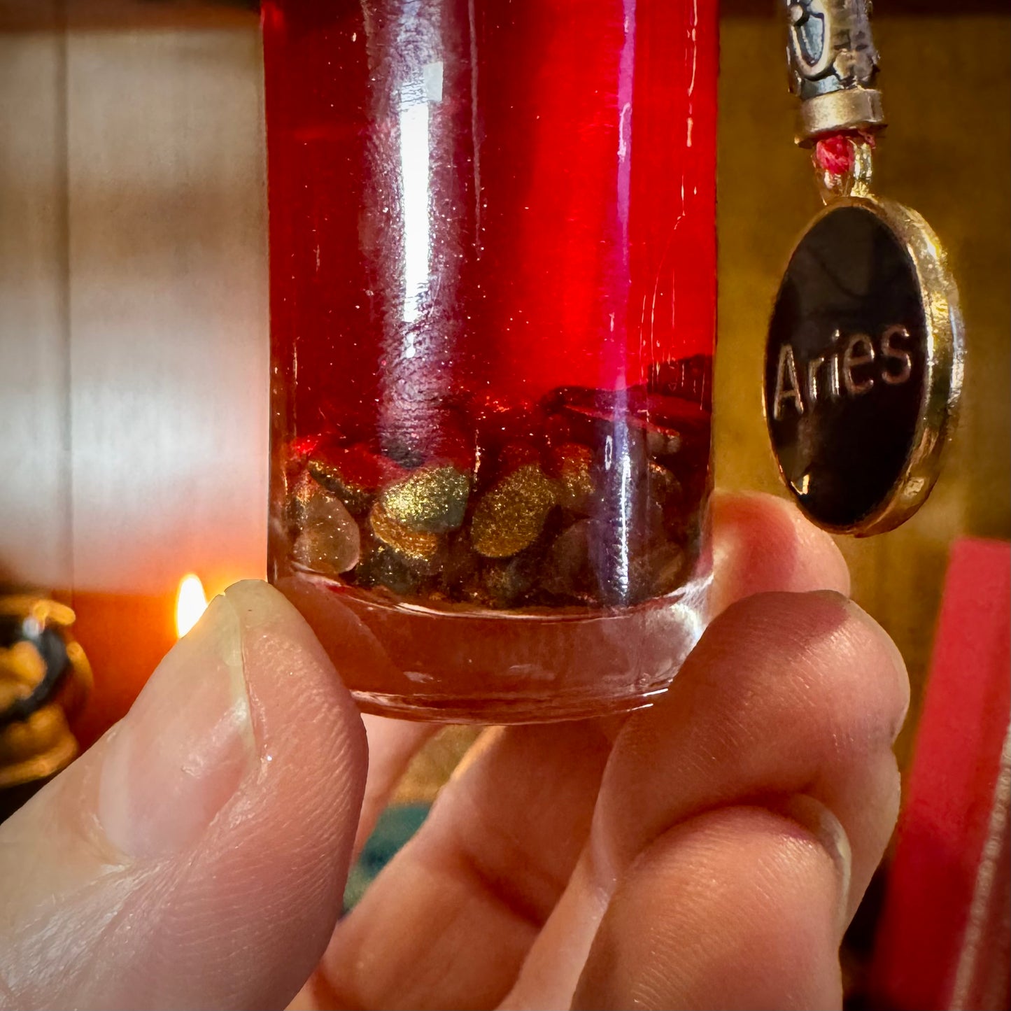 Aries, A Zodiac Themed Mini Potion Bottle Fidget