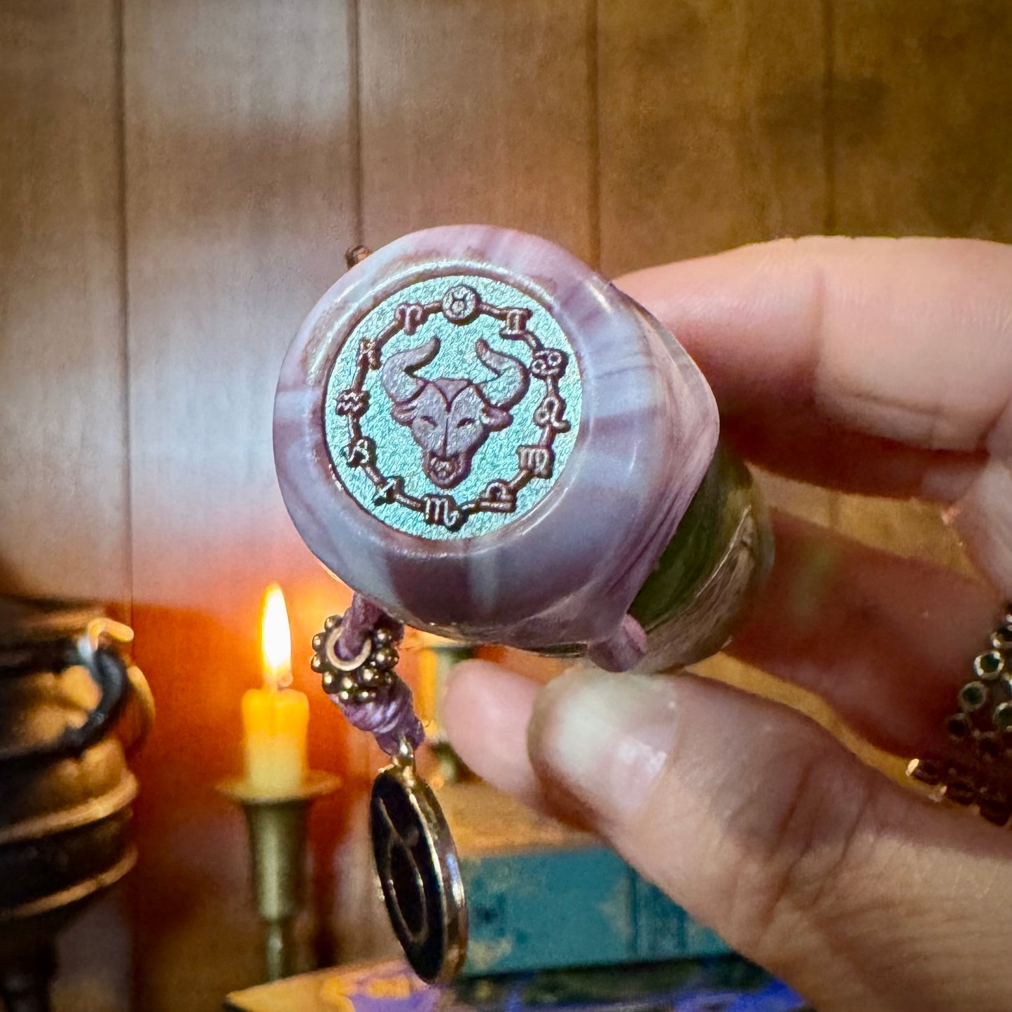 Taurus, A Zodiac Themed Mini Potion Bottle Fidget