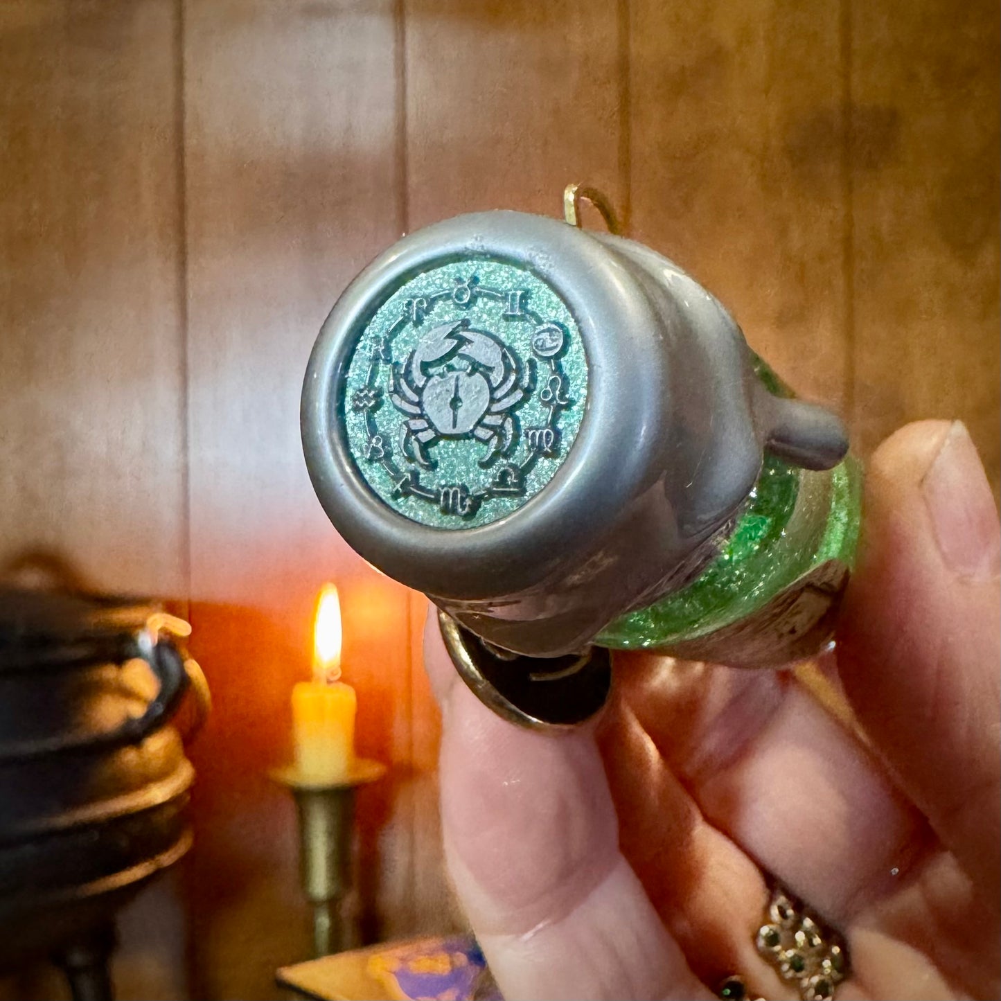 Cancer, A Zodiac Themed Mini Potion Bottle Fidget