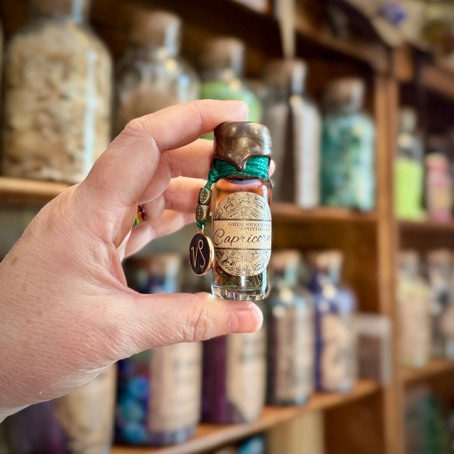 Capricorn, A Zodiac Themed Mini Potion Bottle Fidget