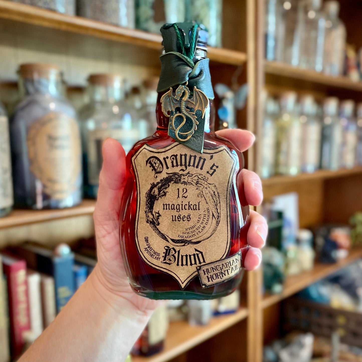 Dragon’s Blood, A Color Change Potion Bottle Prop