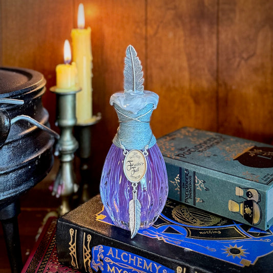 Potion of Feather Fall, A Color-Shifting Decorative Potion Bottle Prop