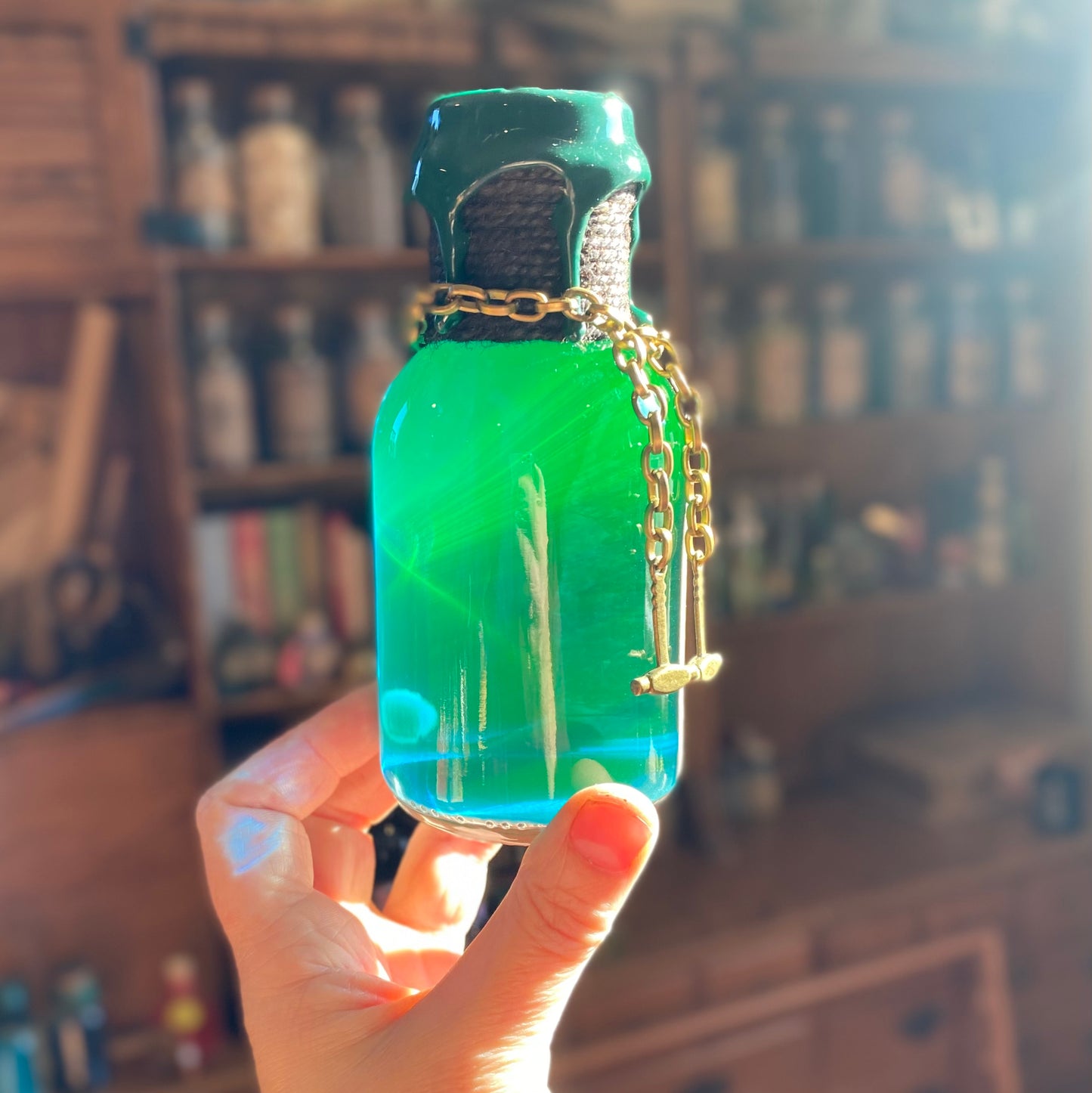 Strengthening Solution, A Color Changing Potion Bottle Prop
