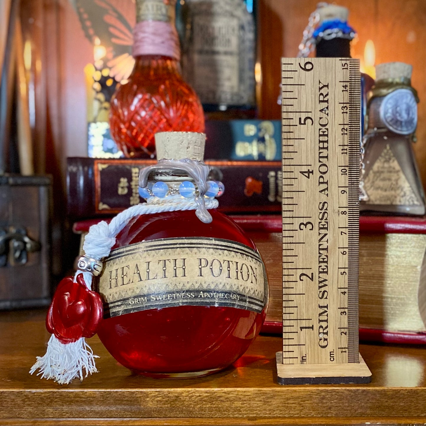 Health Potion, A Color Changing Potion Bottle Prop