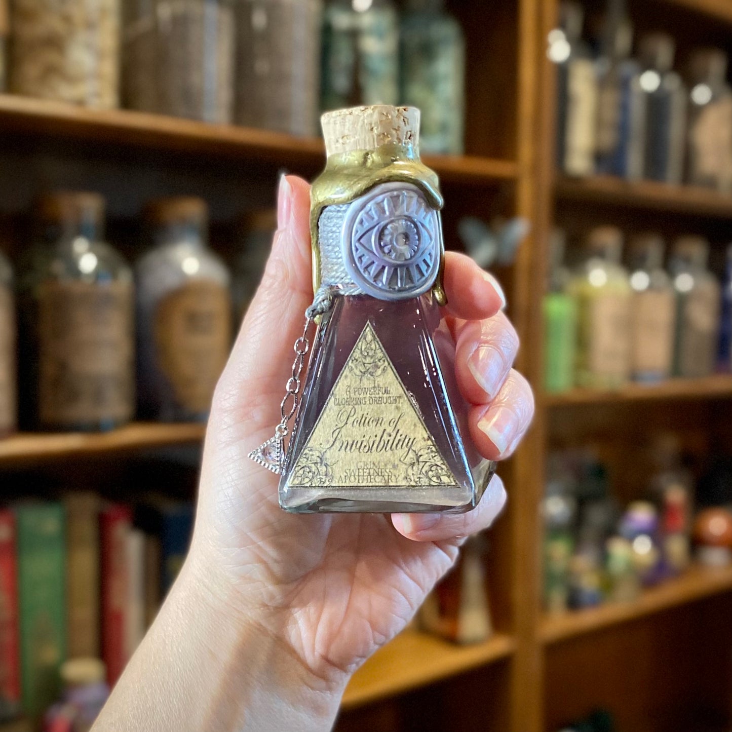 Potion of Invisibility, A Color Changing Potion Bottle Prop