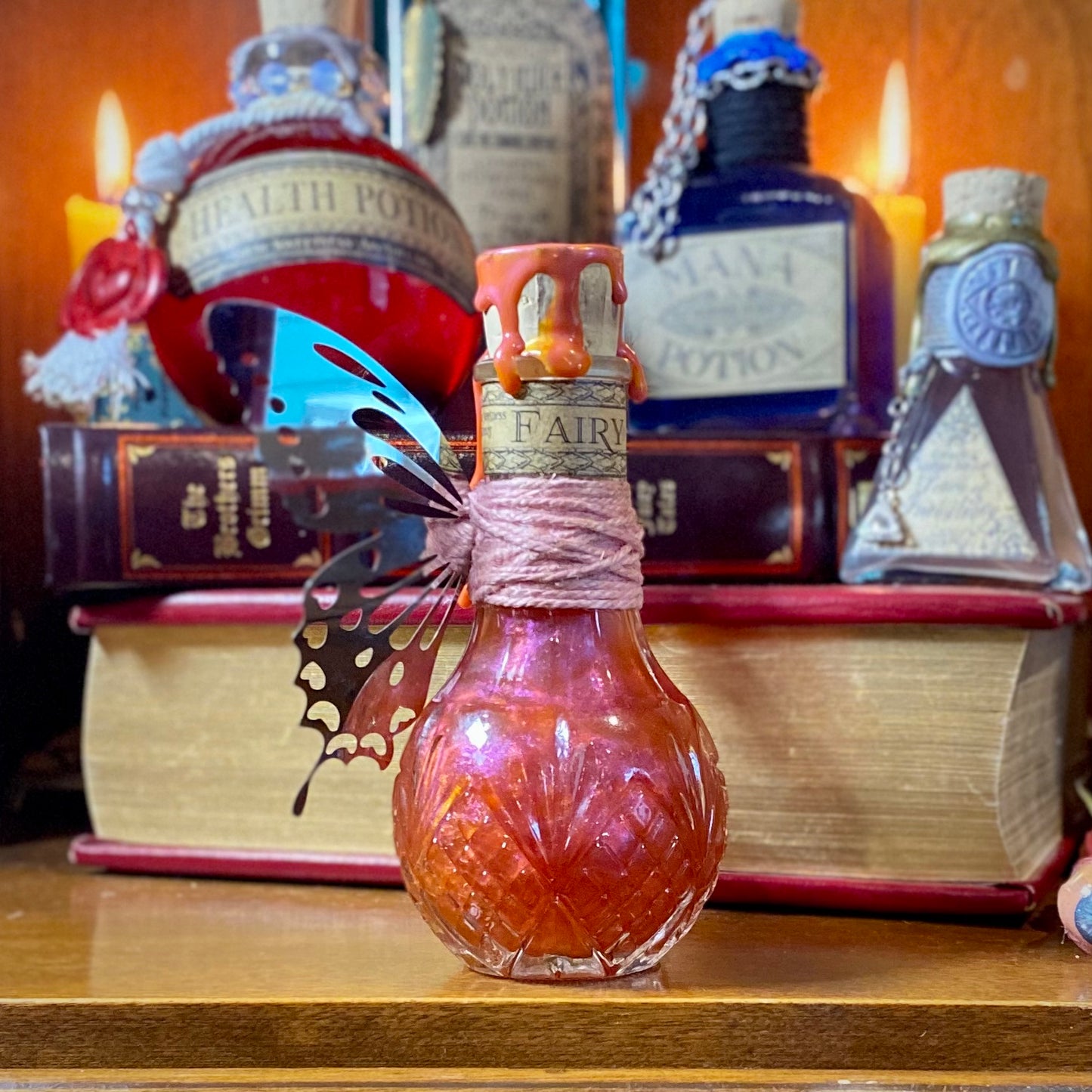 Fairy Tonic, A Swirling Potion Bottle Prop