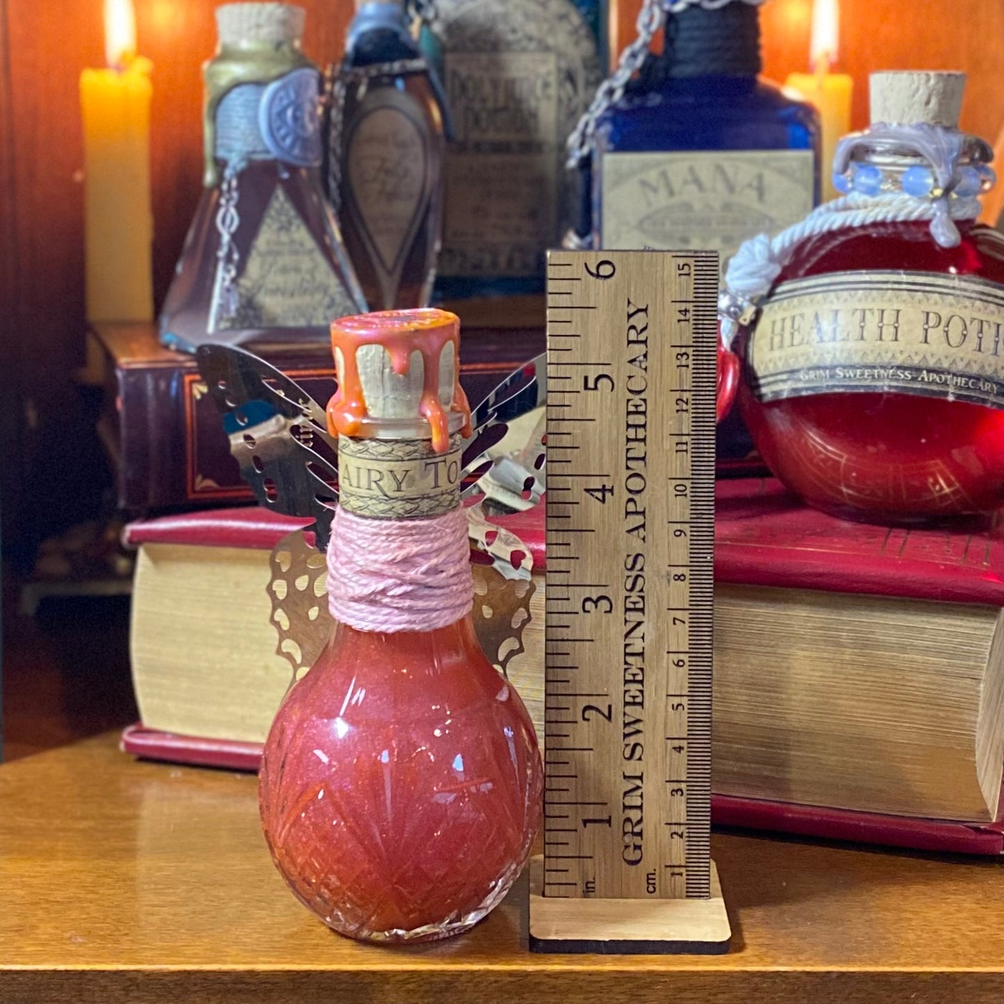 Fairy Tonic, A Swirling Potion Bottle Prop