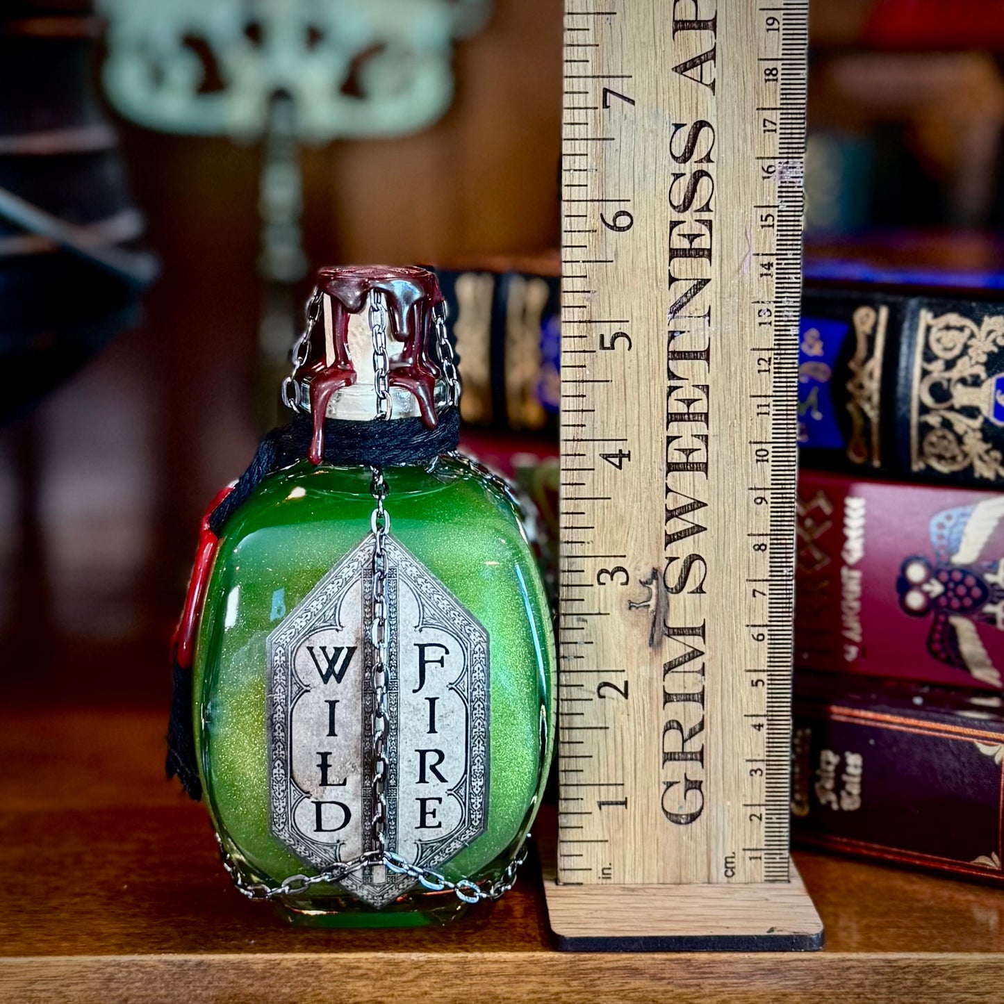 Wildfire, A Glowy Color Shifting Decorative Potion Bottle Prop