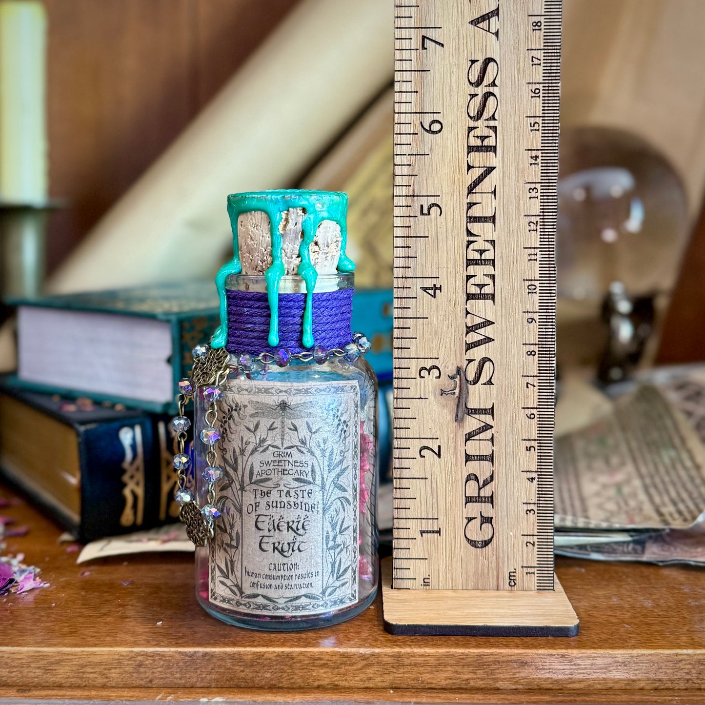 Faerie Fruit, A Decorative Apothecary Jar