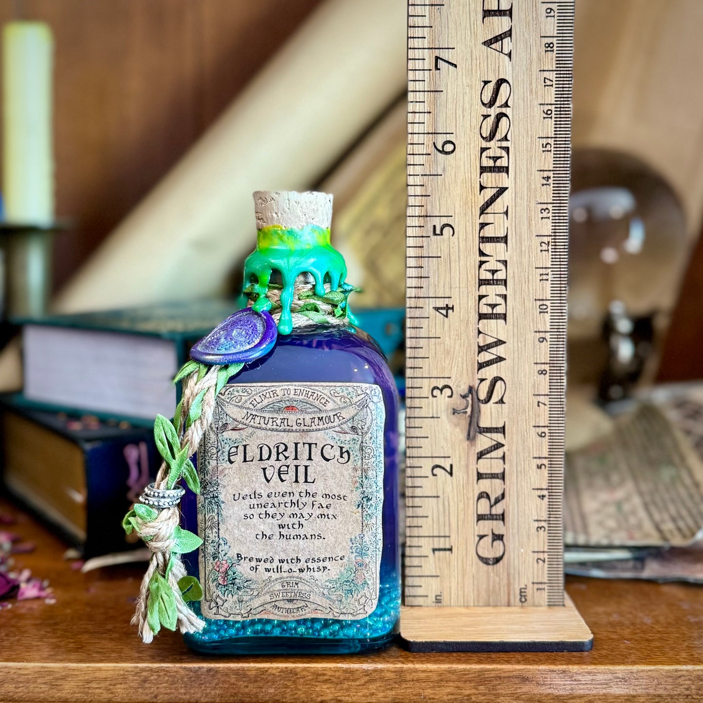 Eldritch Veil. A Fae, Color Change Potion Bottle Prop